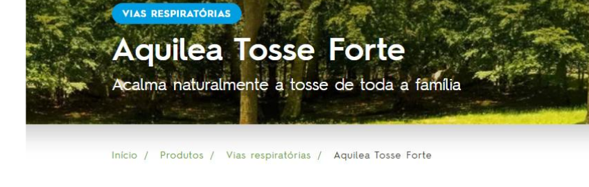 Campanha Aquilea Tosse Forte