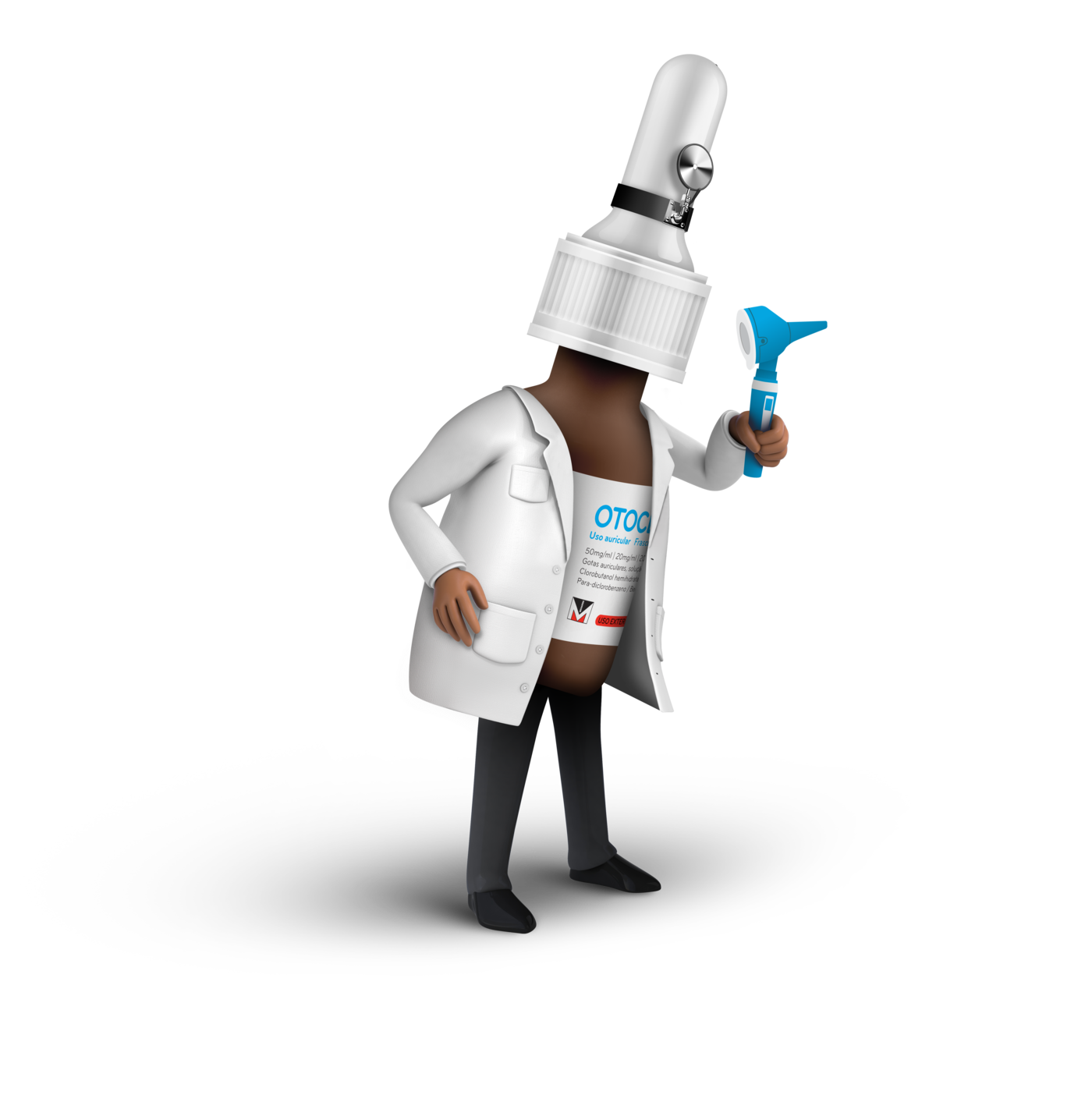 Mascote Otoceril, o médico